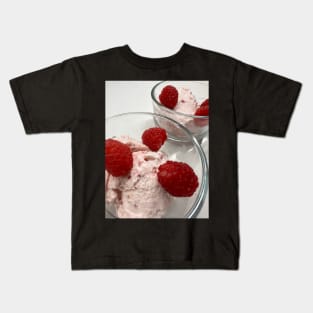 Raspberry Ice Cream Love Kids T-Shirt